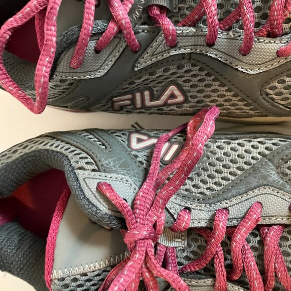 Fila Womens  5HR18055-258 Gray Running Shoes Sneakers Size 9.5 - Picture 9 of 9
